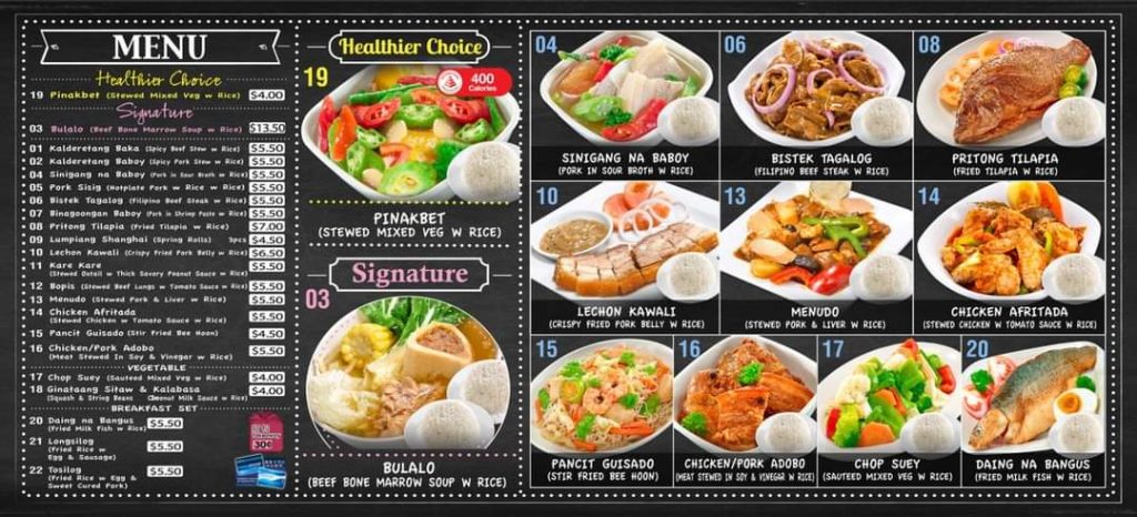 Filipino Cuisine Yew Tee